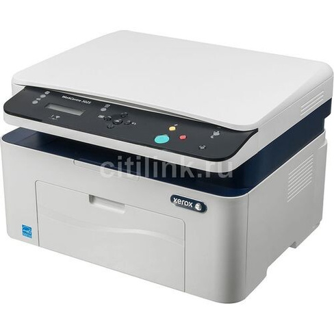 МФУ лазерный Xerox WorkCentre 3025 черно-белая печать, A4, цвет белый [3025v_bi]