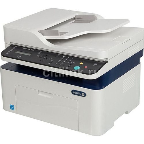 МФУ лазерный Xerox WorkCentre WC3025NI черно-белая печать, A4, цвет белый [3025v_ni]
