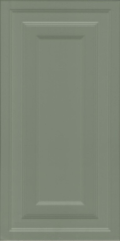 Керамическая плитка Магнолия панель зеленый матовый обрезной 30х60