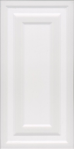 Керамическая плитка Магнолия панель белый матовый обрезной 30х60