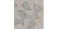 Керамическая плитка Вставка Авенида серый светлый мат. обрезной 14,5х14,5