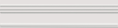 Керамическая плитка Бордюр Багет Альвао белый матовый 20х5