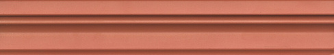 Керамическая плитка Бордюр Багет Магнолия оранжевый матовый обрезной 30х5