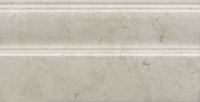 Керамическая плитка Плинтус Карму серый светлый матовый обрезной 30х15