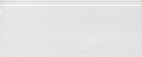 Керамическая плитка Плинтус Магнолия белый матовый обрезной 30х12