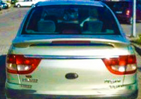Спойлер со стопом под покраску (стекловолокно) Renault Megane I 1996-2004