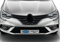 Накладки на решетку Omsa (5 шт, сталь) Renault Megane IV 2016-2020