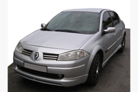 Юбка переднего бампера под покраску Renault Megane II 2004-2006 SD