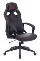 Кресло Zombie DRIVER BLACK (Game chair Driver black eco.leather headrest cross plastic)
