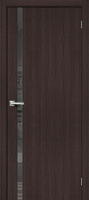 Дверь межкомнатная Браво-1.55 Wenge Melinga Mirox Grey mr.wood