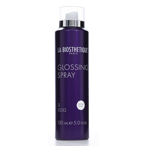 Спрей-блеск для придания мягкого сияния шёлка Glossing Spray (110727, 75 мл) La Biosthetique (Франция волосы)