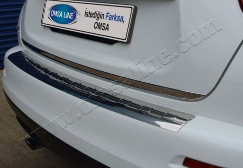 Нижняя кромка крышки багажника Omsa сталь Nissan Juke 2010-2019