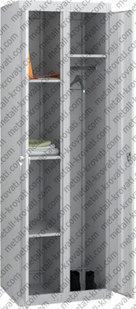 Шкаф металлический 2-х секционный для одежды ШМ-7