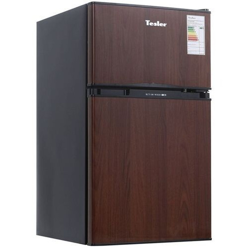 Холодильник двухкамерный TESLER RCT-100 коричневый