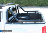 Дуга на кузов Kobra черная D60 мм Omsa (сталь) Isuzu D-Max 2020+