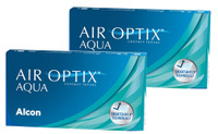 Контактные линзы Air Optix Aqua 12 линз Alcon