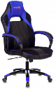 Кресло Zombie VIKING 2 AERO черный/синий искусст.кожа/ткань
