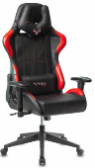 Кресло Zombie VIKING 5 AERO черный/красный с подголовником