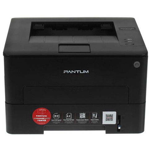 Принтер Pantum P3020D, A4 USB черный