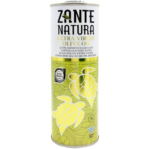 Оливковое масло ZANTE NATURA высшего качества Extra Virgin, кислотность 0,5%, ж/б 500 мл, Греция Zante Natura
