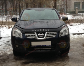 Дефлектор капота VIP (пластик) Nissan Qashqai 2007-2010