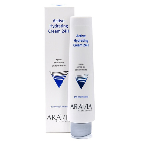 Крем для лица Активное увлажнение Active Hydrating Cream 24H (9004, 100 мл) Aravia (Россия)