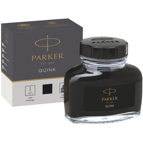 Чернила для перьевой ручки PARKER Quink Ink Z13 57 мл черный 1 Parker