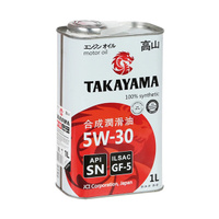 Масло Takayama 5W30 Gf-5, Sn (1Л) Синт. Тойота