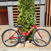 Скоростной взрослый складной велосипед Stels Pilot 710 24 красный