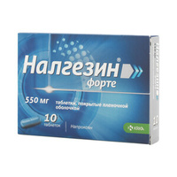 Налгезин Форте Таблетки покрытые оболочкой 550 мг 10 шт КРКА