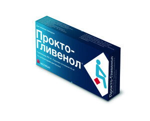 Прокто-Гливенол Суппозитории ректальные 400 мг + 40 мг 10 шт Русфик