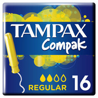 Tampax Compak Regular Тампоны гигиенические с аппликатором 16 шт Procter & Gamble