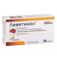 Леветинол таблетки 1000 мг 30 шт ГЕРОФАРМ