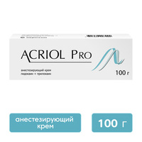 Акриол Про Крем для местного и наружного применения 2,5 % + 2,5 % 100 г Акрихин