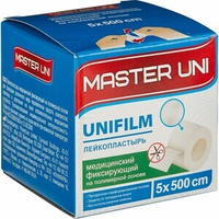 Master Uni Лейкопластырь полимерная основа 5 x 500 см Спектрум