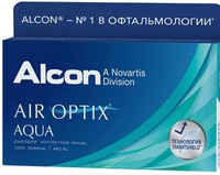 Air Optix Aqua Линзы контактные -3,75 8.6 6 шт Alcon Laboratories