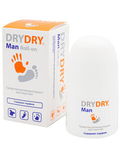 Dry Dry Man Roll-on дезодорант от потоотделения для мужчин 50 мл Эксельсиор