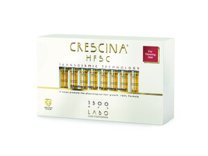 Crescina Transdermic HFSC 1300 для мужчин Лосьон для возобновления роста волос 20 шт Лабо Интернейшнл С.р.л.