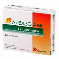 Ливазо Таблетки 4 мг 90 шт Русфик