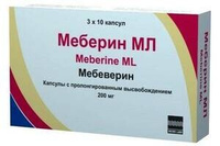 Мебеверин МЛ Капсулы с пролонгированным высвобождением 200 мг 30 шт Микро Лабс Лимитед