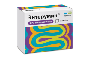 Энтерумин порошок для приготовления суспензии для приема внутрь пакет 800 мг 12 шт Обновление
