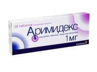 Аримидекс Таблетки покрытые пленочной оболочкой 1 мг 28 шт AstraZeneca