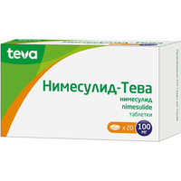 Нимесулид-Тева Таблетки 100 мг 20 шт Блюфарма