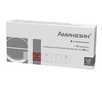 Аминазин-Валента Таблетки покрытые оболочкой 100 мг 10 шт Валента Фарм