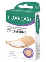 Luxplast Пластырь нетканый телесный 19 х 72 мм 20 шт Болеар