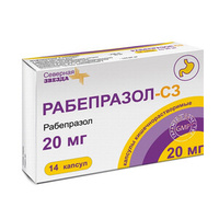 Рабепразол-СЗ Капсулы 20 мг 14 шт Северная Звезда