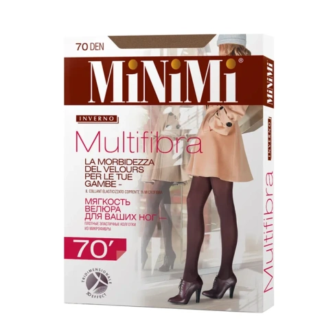 MINIMI Колготки 3D Daino 4 (L) / MULTIFIBRA 70