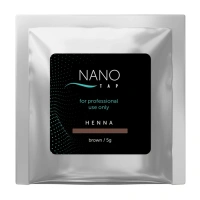 NANO TAP Хна для бровей в саше, коричневый / NanoTap brown 5 гр