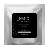 NANO TAP Хна для бровей в саше, русый / NanoTap blonde 10 гр
