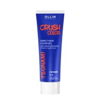 OLLIN PROFESSIONAL Гель-краска для волос прямого действия, синий / Crush Color 100 мл